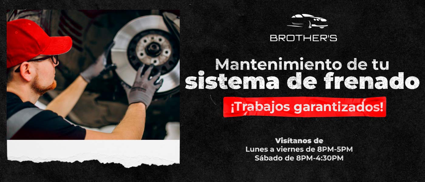 Mantenimiento de sistema de frenos